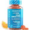 Novomins Omega 3 6 9 Gommose | 60 Omega 3 Vegano | Cuore, Cervello, Occhi | Novomins