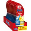 Pril Duo Gel, Detersivo lavastoviglie Gel, Azione Sciogligrasso con Limone, Formato da 8 Confezioni da 30 Lavaggi, totale 240 Lavaggi