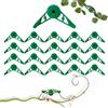 YUSHWENPTY Piegatrici per Piante 20 Pezzi Clip per Piante per Piegatura Lst 360 Gradi Trainer di Steli per Piante Verde Pianta Benders Clips para Crescita Piante (C)