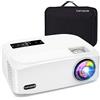 T TOPVISION TOPVISION Videoproiettore da 9500 Lumen con 150.000 Ore di Estensione, Proiettore Full HD 1080P Nativo, Supporto 4K 350 Proiettore Domestico/Professionale per Smartphone/PC/TV Box/ Laptop/PS4/PPT