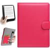 HoYiXi Custodia Universale for 6.8'' Kindle Paperwhite/6 Nuovo Kindle 2022 & 2019/Kobo Clara HD/Kobo Clara 2E Compatibile con 6-6.8'' PocketBook/Tolino/Sony E-Book Reader Cover,Rosa