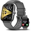 ASWEE Smartwatch con Effettua/Risposta Chiamate, 1.85 Orologio Smartwatch Uomo Donna 100+ Sportive Smart Watch con Contapassi/Sonno/Cardiofrequenzimetro, Impermeabil IP68 Fitness Tracker iOS Android