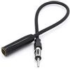 Adapter Universe Adapter-Universe - Cavo prolunga per antenna auto, 30 cm, spina DIN ISO (maschio) su presa DIN ISO (femmina), adattatore radio universale