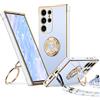 XYZ Cover per Samsung Galaxy S22 Ultra con Cordino, Blu