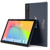 AWOW Tablet 10.1 Pollici Android 11, Tablet with Custodia con Tastiera, Octa-Core, 2.0Ghz, 4GB+128GB, 1200 * 1920 FullHD IPS, 5MP+13MP Doppia Fotocamera, 2.4/5.8GHz WiFi, Bluetooth 5.0, 5000mAh