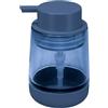 Kleine Wolke Belly Accessories - Dispenser di sapone in vetro e silicone, colore: mare