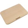 Fackelmann Fair FSC - Tagliere rettangolare in legno di faggio, 21 x 15 cm, marrone chiaro/naturale