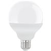 EGLO Led E27, lampadina, riflettore Led da 11,8 watt (equivalente a 75 watt), 1055 lumen, E27 Led, 3000 Kelvin, lampadina Led G95, Ø 9,5 cm