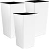 WELL HOME MOBILIARIO & DECORACIÓN 3x URBI 2 litro, plastica, 12,6 x 20 cm in bianco