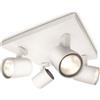 Philips Runner faretto, GU10, 4 luci, 8718291487852, Runner [Lampade per Interni > Punti Luce e Faretti]