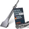 PRESCH SDS plus Scalpello largo - Tagliente largo 40 mm, estremamente robusto e durevole - Per tutti i lavori di demolizione (lunghezza 250 mm) - Acciaio ad alte prestazioni per colpi potenti