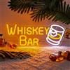 LUCUNSTAR Whisky Beer Insegna al neon Insegne al neon a LED per decorazioni da parete Bar Insegne luminose per casa Bar Carrello Ristorante Beer Cafe Bistro Club Decorazioni per feste Regalo