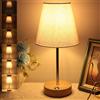 HSLighting Lampada da Tavolo Senza Fili, Touch Senza Fili Abat-jour Lampada da Scrivania Portatile con Regolazione Continua della Luminosità Lampada da Comodino per Sala da Pranzo Hotel Bar (Moderno)