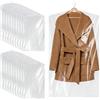 GYSRXS 100 Pezzi Buste Trasparenti per Vestiti 60×100CM Sacchetti Porta Abiti in Plastica Monouso Copriabiti Antipolvere Adatto per Abiti,Giacche,Camicie e Gonne