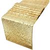 Tomotato Runner da Tavolo con Paillettes, 30x300cm Tovaglia Glitter Rettangolare Glitterato per Decorazioni per La Tavola di Casa, per Decorazione di Natale della Festa di Compleanno di Nozze(Oro)