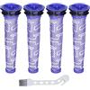McFilter | 4x filtro pre-motore Filtro pre-motore adatto per Dyson DC58, DC59, DC61, DC62, V6 e V8, alternativa al filtro motore 965661-01, riutilizzabile