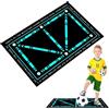 Tappetino Allenamento Calcio Yanguan – Antiscivolo E Silenzioso Con Frecce, Per Migliorare Il Controllo Palla (Bambini E Adulti)