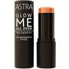 ASTRA GLOW ME ALL OVER 02 - Blush Illuminante Arancione Perlescente Stecca