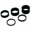 Point 29269601 - Set anelli distanziatori al carbonio 1 1/8, colore: Nero