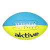 AKTIVE Pallone da rugby in PVC, diametro 22 cm, taglia 5, colore giallo fosforito e blu, resistente e durevole, facile da impugnare, ideale per allenamenti all'aperto, sport, palla, palline (54209)