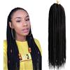 DakTou (6 Confezioni, 18 Pollici) Senegal Box Crochet Trecce Capelli Senegalese Twist 3X Trecce All'Uncinetto Sintetiche Extension per Capelli 20 Ciocche/Confezione (18 Pollici, 1B)