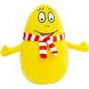 Barbapapa- Barpapapà-Peluche Giallo Modello Barbazoo Morbidoso E Soffice con Sciarpina Annodata al Collo A Righe Bianca E Rossa, BAP43300