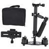 GOTOTOP Stabilizzatore per fotocamera, in lega di alluminio, singolo palmo cardanico per smartphone DV (0,2 - 2 kg), regolabile in altezza da 30,5 - 40 cm.
