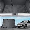 ECOZEN Vasca Baule per Dacia Sandero 3/Sandero Stepway 3 2021-2026 3D TPE (inferiore) Proteggi Bagagliaio auto Tappetino del bagagliaio bordino rialzato resistente impermeabile tutte stagioni