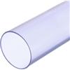 sourcing map Tubo rigido in PVC trasparente da 10,9 cm, diametro interno 106 mm, diametro esterno 110 mm, 35,6 cm, ad alto impatto, per tubi dell'acqua, acquari, acquari, serre da giardino, blu