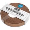 WoodPress® Bordo da stiro in vero mogano da 15 mm - Rotolo da 7,5 m - Nastro per impiallacciatura di legno pre-incollato