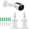 Gosknor 2pz Supporto per Telecamera di Sicurezza, Staffa per Telecamera Regolabile Staffa di Montaggio per Telecamera Compatibile con Arlo Solocam S220/C210 Eufycam 2C/2C Pro 3/S330 3C/S300