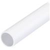 QUARKZMAN Tubo Rigido Rotondo in PVC 12mm(1/2) ID 14mm OD 350mm Bianco ad Alta Resistenza per Tubi d'Acqua Artigianato Guaina per Cavi