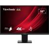Viewsonic VG3208-4K Monitor PC 81,3 cm (32") 3840 x 2160 Pixel 4K Ultra HD LED Nero [VG3208-4K]