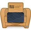 MastaPlasta - Toppa AUTOADESIVA per la riparazioni di Pelle Blu Marino. Premium. Segli: Dimensioni/Design. Pronto Soccorso per divani, sedili Auto, Borse, Giacche