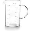 IBILI - Caraffa dosatrice con manico, 1000 ml, Borosilicato