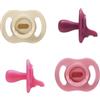 Tommee Tippee Ciuccio Ultra-light StayPut, 6-18 Mesi, Confezione da 4, Ortodontico Succhietto, Design Monoblocco in Silicone
