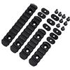 Big Dragon MP Set 4 SLITTE 20MM in POLIMERO per PARAMANI Nero MP2012-B
