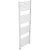 Cordivari Termoarredo Scaldasalviette Lisa 22 Curvo H 1385 L 600 Verniciato Bianco 25 Elementi Tubolare RAL 9010 Interasse 493 ,