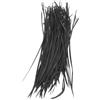 PATIKIL 100 Pezzi Piume 5-7 Pollici 13-17cm Lunghe Piume d'Oca Nero | Decorazioni per Matrimoni Feste Artigianato, per cappello da Donna, Artificiali Naturali