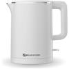 Müller Kitchen Muller Kitchen MK-6061 Bollitore elettrico (1 L, 1000 W, doppia parete, base girevole a 360 gradi, spegnimento automatico con protezione contro ebollizione a secco) (bianco)