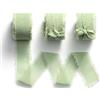 MORSUNBELA 3 Rotoli Nastro Chiffon Regalo Decorazioni Nastro Largo per Natale Compleanno Matrimoni San Valentino Confezioni Regalo 2,5 cm x 6,4 m Verde Salvia
