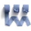 MORSUNBELA 3 Rotoli Nastro Chiffon Regalo Decorazioni Nastro Largo per Natale Compleanno Matrimoni San Valentino Confezioni Regalo 2,5 cm x 6,4 m Blu