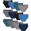 Channo Slip Uomo Senza Cuciture in Nylon, Morbidi ed Elastici, Comfort Duraturo (Confezione da 12, assortimento 3XL)