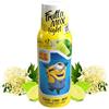 FruttaMax Sciroppo ai Fiori di Sambuco Senza Zucchero - 60% Frutta Vera | Sciroppo a Basso Contenuto Calorico per Gasatori, Cocktail e Dessert - MINIONS - 500ml