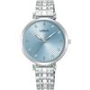 Lorus Orologio analogico al quarzo da donna con bracciale in acciaio inossidabile, Argento/Blu - RG257XX9