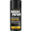 NISHMAN Hair Building Cheratina Fiber - Nero 21 g - Effetto volumizzante istantaneo per capelli sottili - Fibre di cheratina forti per capelli spessi e volume istantaneo