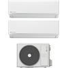Clivet Climatizzatore Condizionatore Clivet Dual Split Inverter serie EZCOOL 9+12 con MU2-Y 61M R-32 Wi-Fi Optional 9000+12000