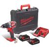 Milwaukee Taladro percutor Compact sin escobillas M18™ - M18CBLPD-202C