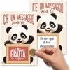 GHIBLI Biglietto Gratta e Vinci Personalizzato per San Valentino, Sorpresa, Annuncio Gravidanza, Anniversario, Vuoi essere la mia testimone madrina padrino - Per Lei o per Lui. Busta inclusa