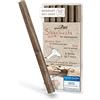 gravurART - ceralacca (flessibile) per pistola, 6 stecche marrone cioccolato.